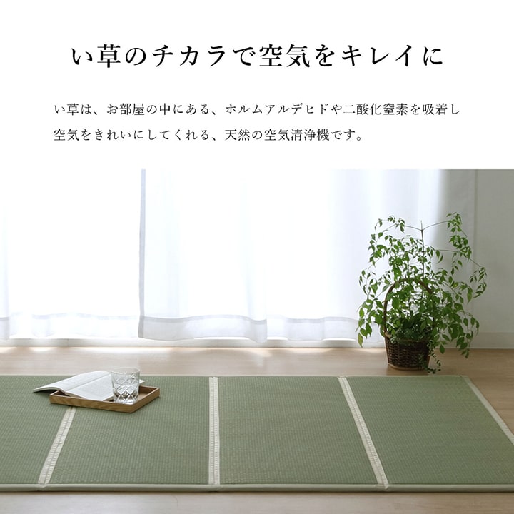 い草ユニット畳軽量抗菌防臭消臭防音断熱性お手入れ簡単楽収納便利約100×200cm