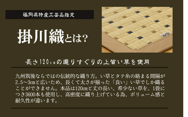 純国産掛川織い草カーペットスウィート江戸間2畳約174×174cm