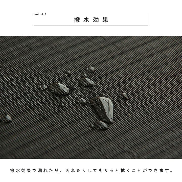 日本製水拭きできるポリプロピレン置き畳ユニット畳シンプル約70×70cm6P同色6枚組
