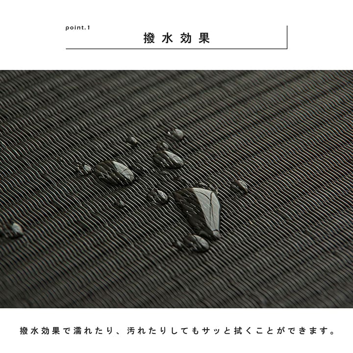 日本製水拭きできるポリプロピレン置き畳ユニット畳シンプル約70×70cm9P同色9枚組