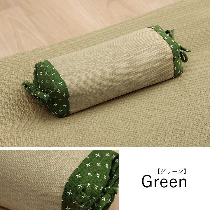 寝具枕角枕い草吸湿調湿効果抗菌防臭ベージュ30×15cm
