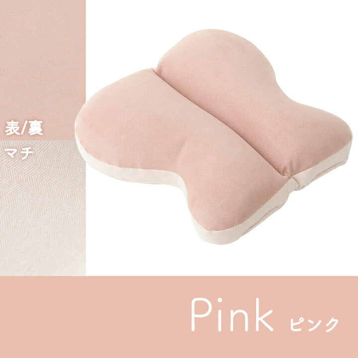 クッション腰当ちょうバタフライパステルグリーン約40×40cm