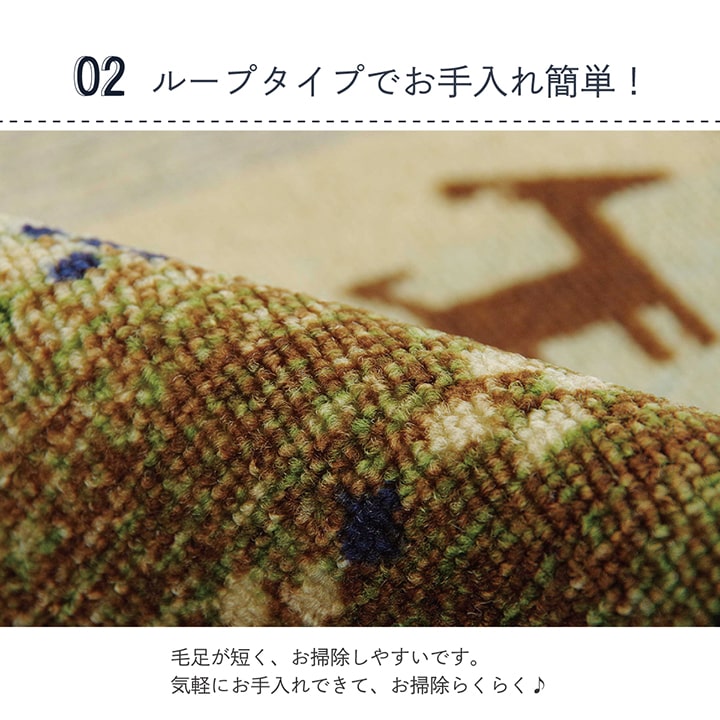 デスクカーペットデスクマット学習机マットラグルームマット子供部屋キズ防止テレワーク約100×130cm