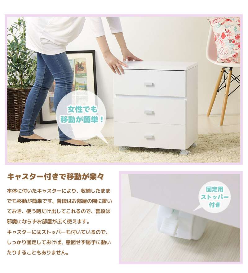 化粧台ドレッサーコンパクトロータイプおしゃれスリム収納メイクボックス北欧白幅45完成品小さいホワイトミニドレッサー