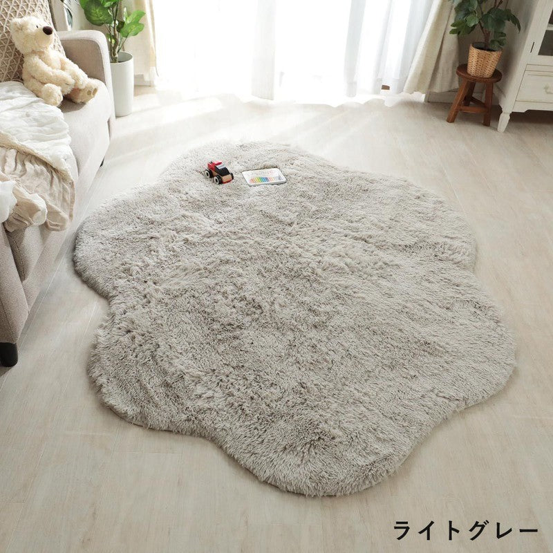 シャギーラグラグ夏用カーペット1.5畳無地洗える滑り止め雲シャギー夏抗菌防臭洗濯ホットカーペット対応オールシーズンおしゃれ年中洗濯機床暖房130×170シンプル薄手一人暮らしリビング北欧ラグマット子供部屋滑らない通年掃除しやすい