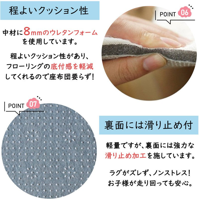 カーペット夏用6畳洗えるおしゃれ3畳ラグ夏シャギーラグ北欧絨毯厚手センターラグシャギー130×170格安赤ちゃん防音厚め