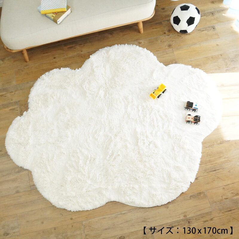 カーペット夏用6畳洗えるおしゃれ3畳ラグ夏シャギーラグ北欧絨毯厚手センターラグシャギー130×170格安赤ちゃん防音厚め