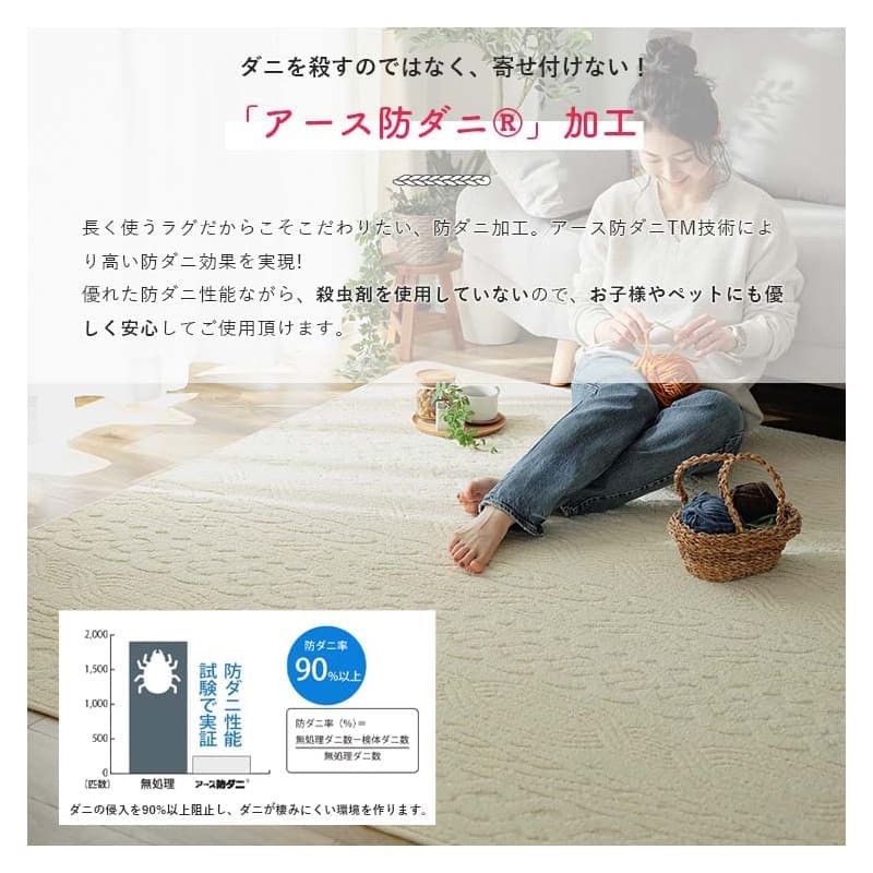 ラグ冬用冬カーペット2畳洗える日本製おしゃれ絨毯オールシーズンかわいい洗濯抗菌防臭北欧190x190防ダニ消臭ペット洗濯機国産センターラグリビングラグ可愛い北欧風リビング格安冬用ラグじゅうたん赤ちゃんサイズデザイン