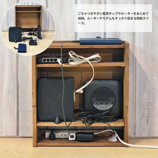 ケーブルボックスルーター収納ルーターモデムスリム木製薄型小木目家ミニ小型収納おしゃれdiysコードケース小さめ卓上カバー配線床木北欧まとめグッズテレビスライドほこりすっきり目隠し