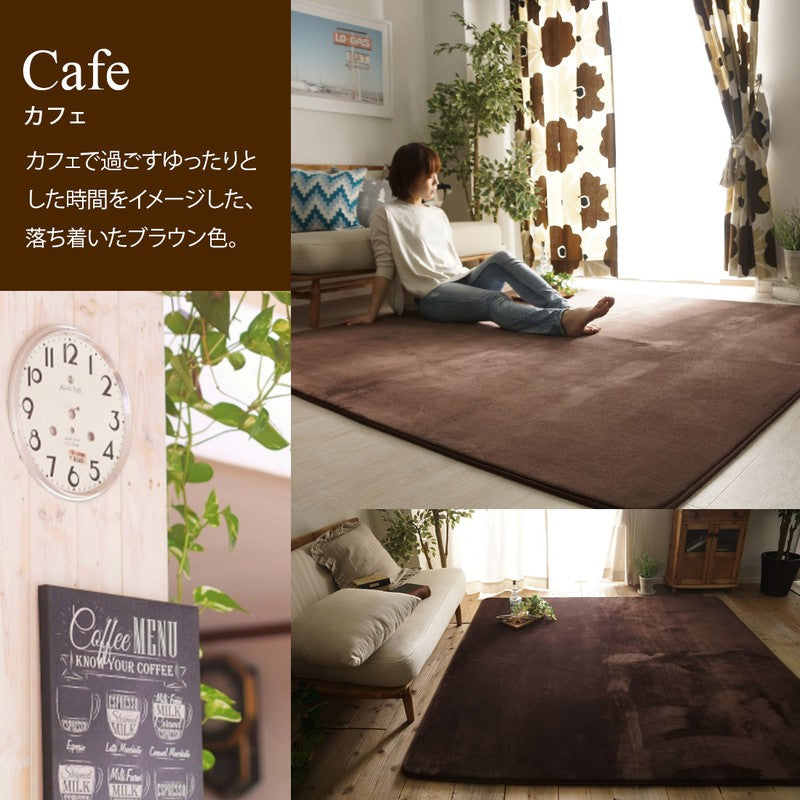 ラグマットラグ6畳低反発洗える厚手カーペット3畳おしゃれ北欧絨毯130×190安い2畳8畳赤ちゃん滑り止めオールシーズン