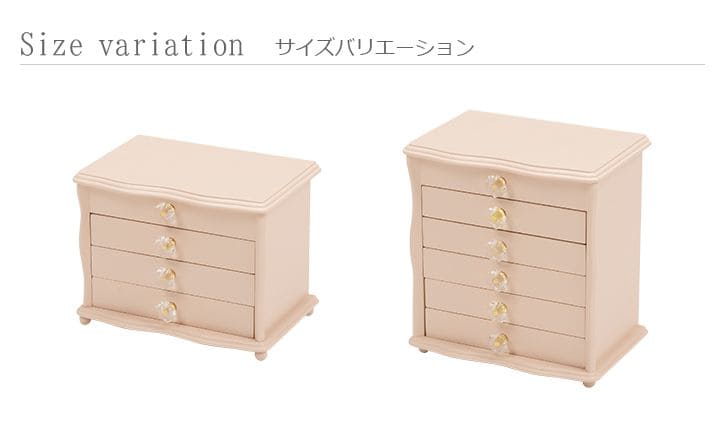 ジュエリーボックス木製大容量指輪ミニアンティーク鏡ネックレス姫系ピアス6段可愛いコンパクトアクセサリーケースおしゃれ引き出しミラージュエリーケース宝石箱ネックレスケース高級リング上品木