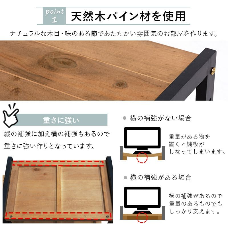 ラック棚木製薄型ワイドテレビ本棚天板付き可動棚3段2段オープンラック白奥行30ロータイプ天然木おしゃれ低いディスプレイ木目シェルフスリム観葉植物ウッド収納棚リビングブック横長