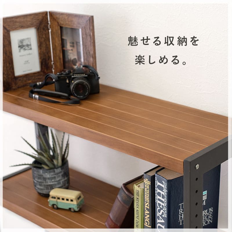 ラック棚スリム4段幅90木製収納薄型奥行30ディスプレイリビングロータイプ本棚オープンラックおしゃれ棚板可動棚壁面子供プランターシェルフ4段ラック本コンパクト観葉植物小型ブック可動式