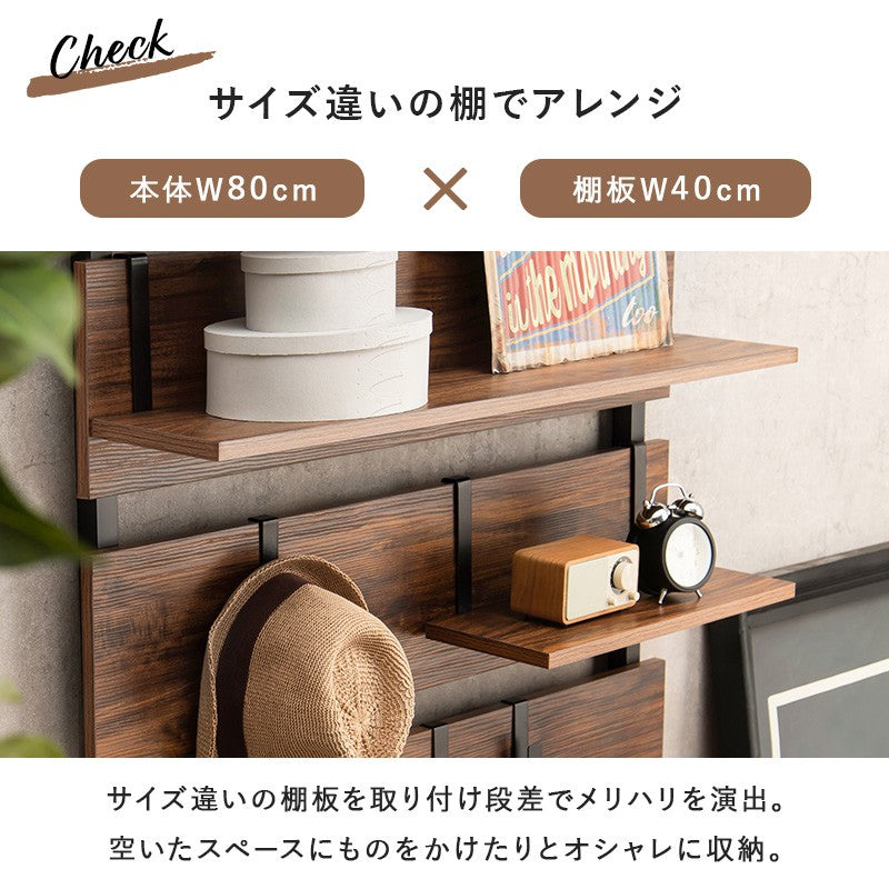 棚板幅402枚セットスリムラック木製突っ張り棚diy収納スチール木目調ディスプレイおしゃれ薄型壁面ラダーラック突っ張りラック棚壁追加用壁面収納つっぱり収納木製アイアンリビング間仕切り洗面所