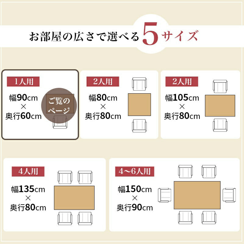 ダイニングこたつ