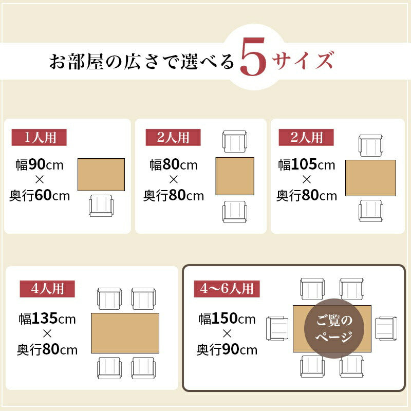 ダイニングこたつ