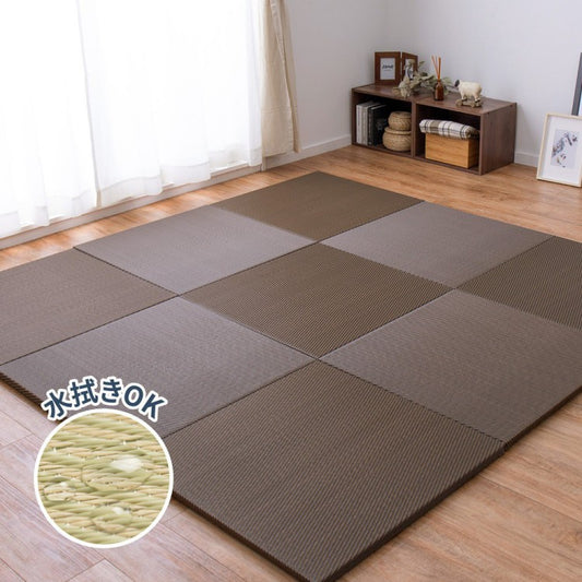 置き畳ユニット畳フローリングポリプロピレン畳防音おしゃれ厚手65cmサイズペット正方形滑り止め敷くだけロータイプ畳ユニット