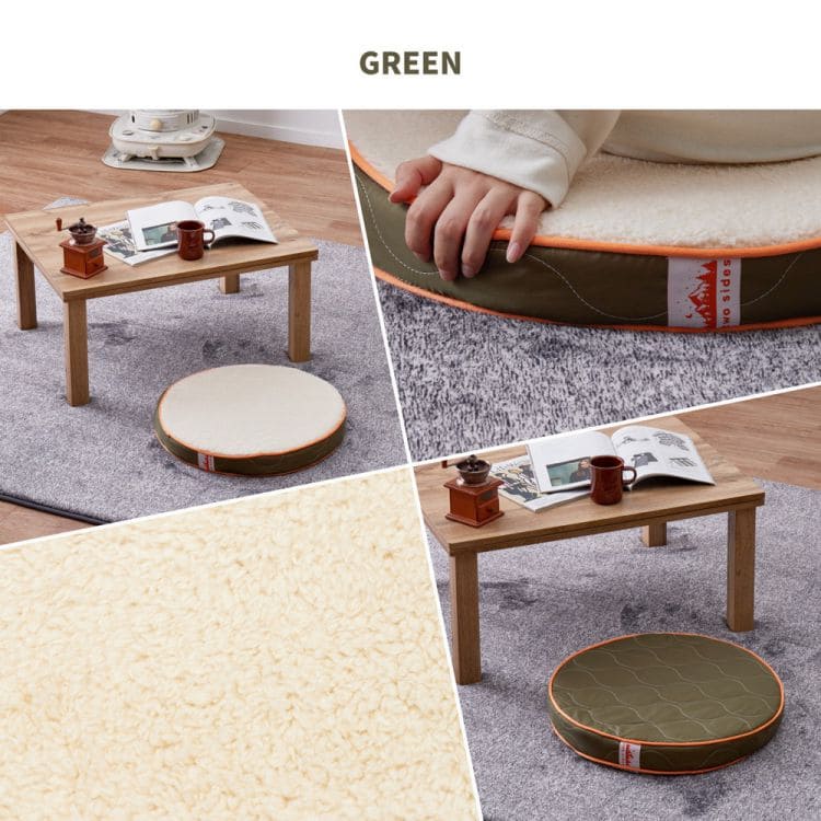 クッション丸型座布団ウレタン厚手枕ラウンド座る用50一人用おしゃれ円ごろ寝丸大きい枕代わりこたつあぐら持ち運びかわいいリラックススマホ腕置きゲーム読書寝れるリビング背当て