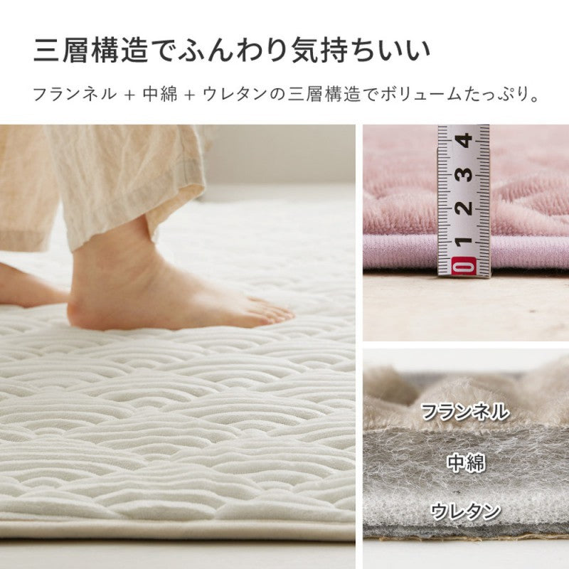 冬用ラグ冬用カーペットラグカーペット1.5畳冬用絨毯冬フランネルラグ無地ウレタンこたつ対応高級感洗濯機防音おしゃれフランネルホットカーペット対応床暖房オールシーズン薄手長方形ラグマット洗濯可丸洗いじゅうたん安い激安130×190