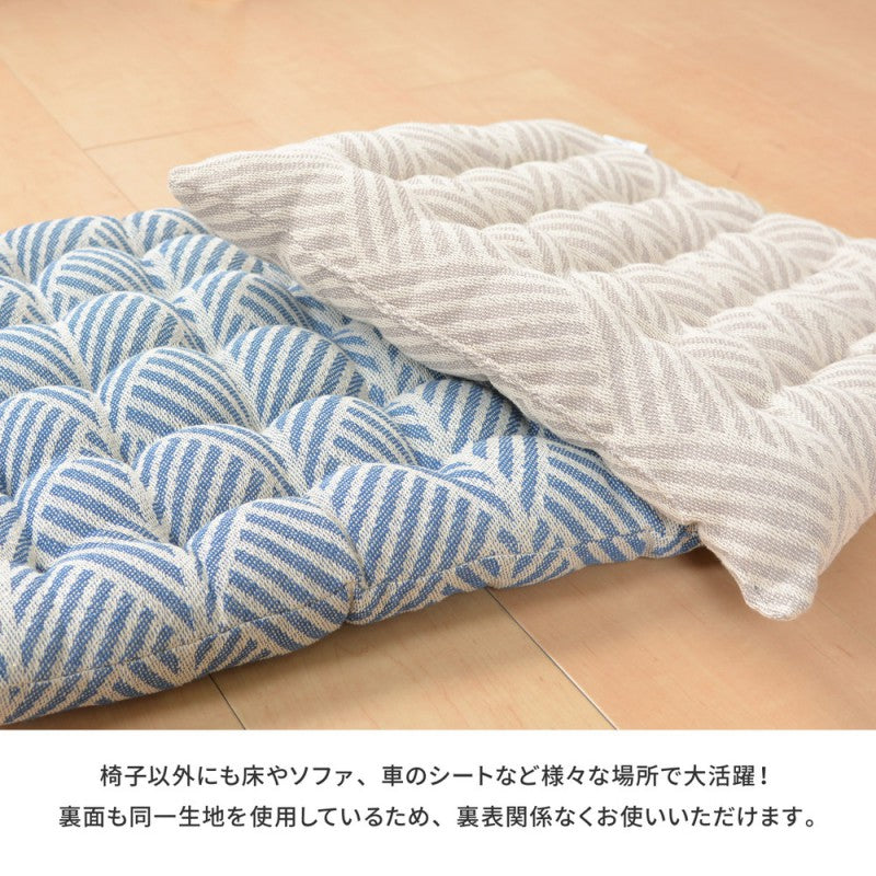 座布団椅子用クッションチェアパッド四角極厚おしゃれ椅子シートクッション車厚手スクエアいす用2枚40cm北欧夏用夏座席腰痛椅子用クッションチェアかわいい軽自動車大きめセット腰後部座席後席パッドシートマット40×40綿100%フロア