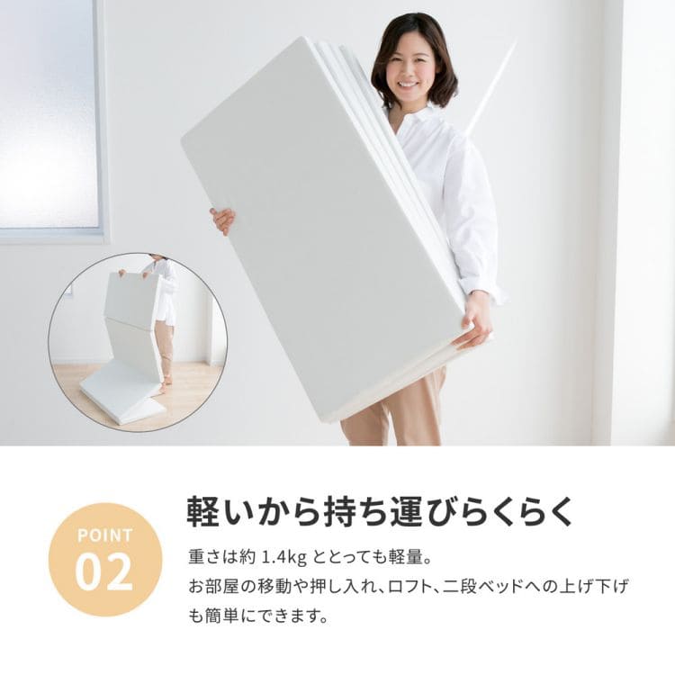 マットレスシングル折りたたみ硬め4つ折り日本製軽量ウレタン薄手腰痛対策敷き布団格安来客コンパクトバランス薄型固めベッド床置きたためるノンコイル一人暮らし昼寝低め布団折り畳み昼寝