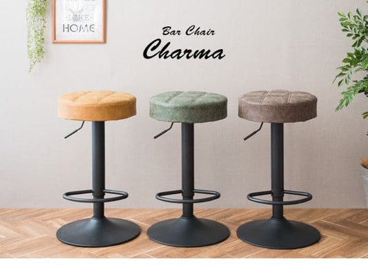 カウンターチェア昇降丸レザー高さ調節ヴィンテージ高い調整ハイレトロバーチェアおしゃれカウンター業務用回転ハイスツールクッション椅子ダイニングチェアハイタイプ腰痛高級疲れないカフェ