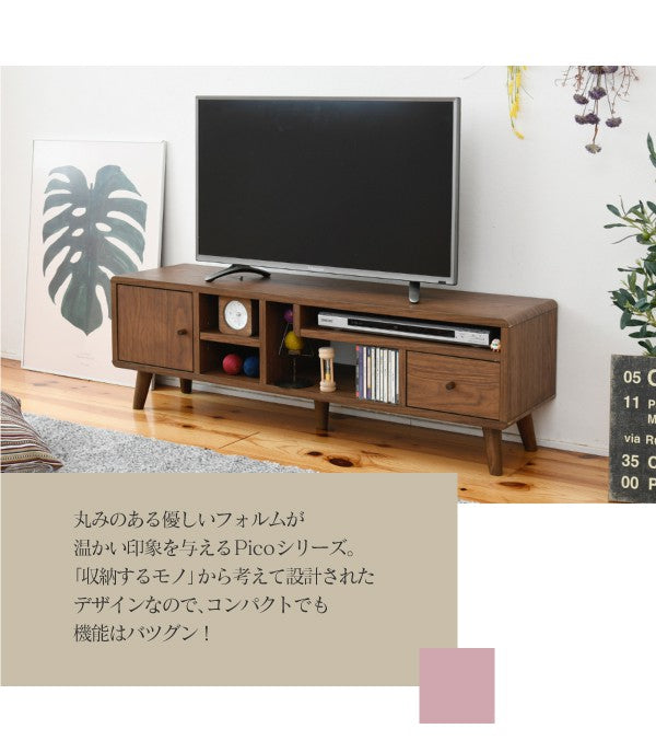 テレビ台幅110テレビボード薄型40型奥行30高さ35.5ローボードロータイプテレビラック北欧収納36型脚付き木目木製ひとり暮らしワンルーム