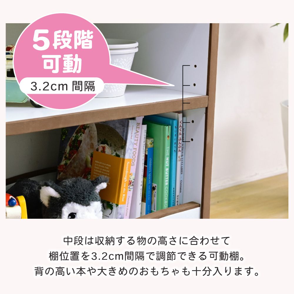 ランドセルラックキャスター付き収納ワゴンオモチャ収納おもちゃ収納棚おもちゃラック収納ボックスコンパクト白玩具子供用デスクサイドワゴン