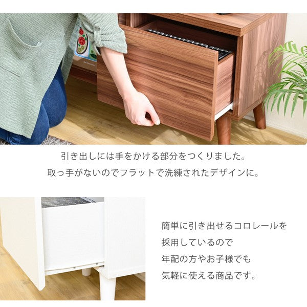 テレビボード収納ローボードテレビ台北欧リビングボードおしゃれディスプレイラックブラウンホワイトサイドボードモダン脚付きTVラック