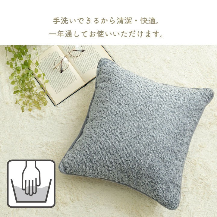クッションソファー背もたれ枕大きい厚手43×43四角ソファ国産日本製ふかふか寄りかかりおしゃれかわいいうつぶせ読書やわらかお昼寝ベッド柔らかいうつ伏せ腰痛椅子腰腰当て腰当てクッションごろ寝リビング座る腰痛対策スクエア無地