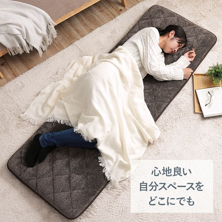 座布団長座布団厚手ごろ寝洗えるクッション大きいロングマット無地横長床置きお昼寝リビング暖かいおしゃれ長い長方形座る用北欧床用大きめ寝る長時間シンプルかわいい三層キルティング