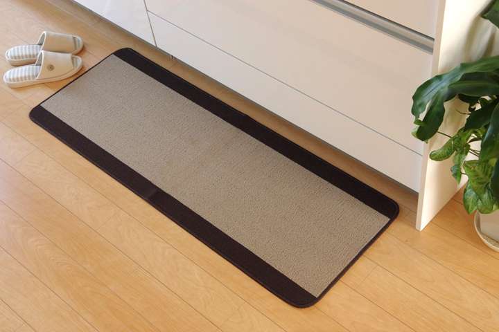 キッチンマット180おしゃれ北欧洗える滑り止め45×180安い滑らない台所マット45大きいシンプル幅広ずれない大きめ風水ロング