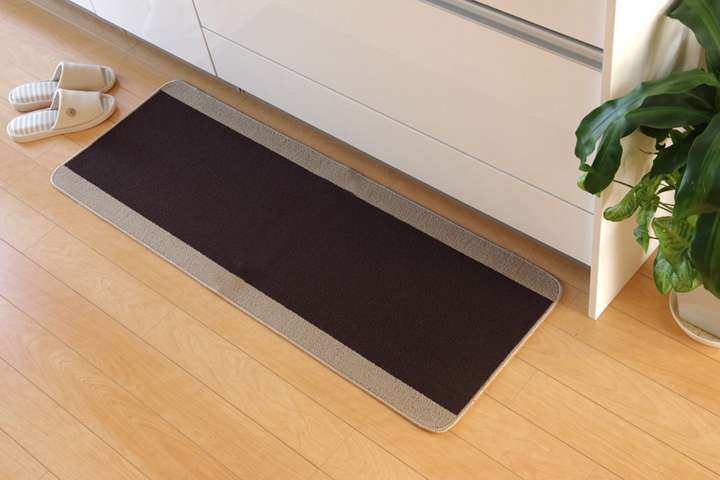 キッチンマット180おしゃれ北欧洗える滑り止め45×180安い滑らない台所マット45大きいシンプル幅広ずれない大きめ風水ロング