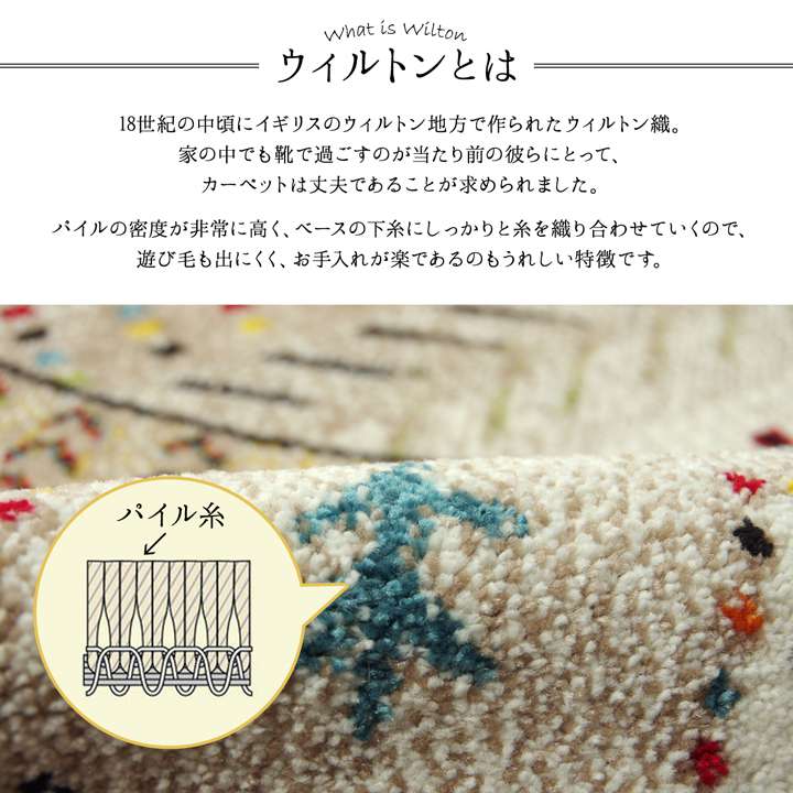 ラグカーペット160厚手円形丸3畳ウィルトントルコおしゃれ丸形絨毯ウィルトン織ラグマット冬年中防音2畳北欧安い6畳