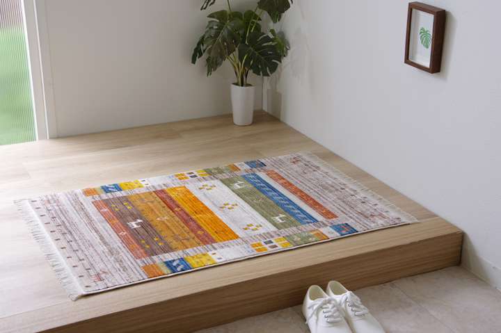 玄関マットおしゃれ室内屋内北欧大きめモダン風水高級薄型マット6090エントランスマットウィルトン織り60×90