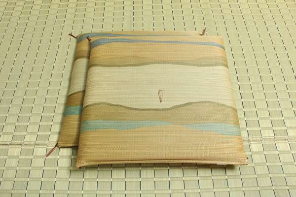 座布団クッション和風業務用厚手大きめ座る用四角正方形おしゃれ和ウレタン厚い疲れない大きいアジアン2枚セット55×55