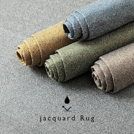 カーペットラグ撥水1畳夏洗えるペット子供無地滑り止め夏用おしゃれ床暖房ホットカーペットラグマット長方形洗濯機拭けるジャガード年中夏冬兼用一人暮らしリビングセンターラグ子供韓国風