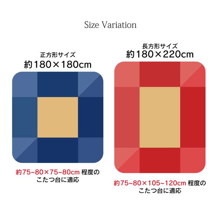 こたつ布団正方形省スペース洗えるノルディック薄手おしゃれこたつ洗濯掛け布団ふわふわ布団北欧薄掛けコタツ布団かわいい180×180