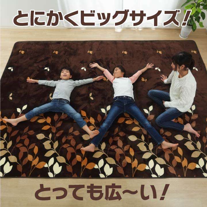 ラグカーペット6畳冬用撥水洗える洗濯ダイニングこたつ敷布団ラグマットおしゃれ冬滑り止めホットカーペットペット江戸間大判235×330
