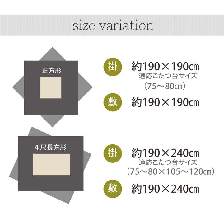 こたつ布団セットこたつ布団セット正方形厚手洗えるおしゃれ掛敷セット北欧洗濯こたつシンプル暖かいかわいい掛け布団こたつ敷き布団190×190