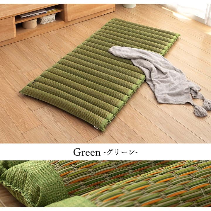 長座布団ごろ寝マットい草厚手夏ごろ寝クッション大きいロングマット横長床置きお昼寝リビングおしゃれ長い座る用和風70150長方形寝れるテレビ座布団床に座るリラックス読書厚め寝れる畳