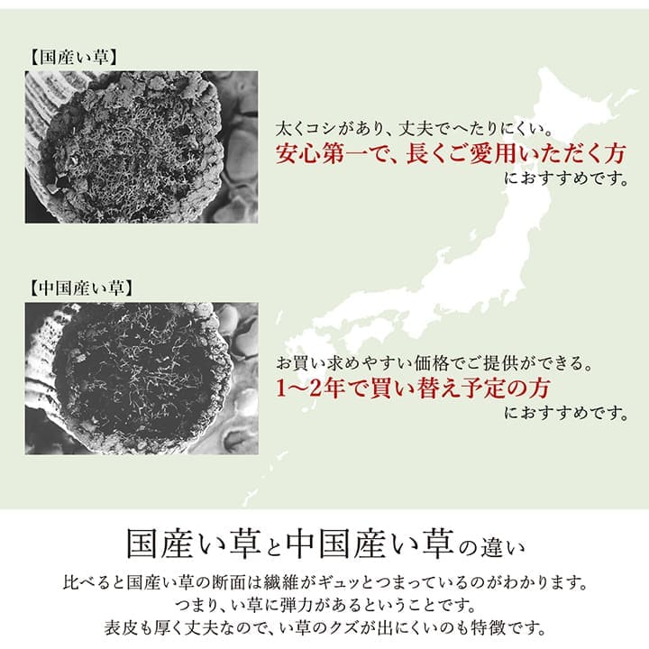 い草ラグラグいぐさ2畳国産ウレタン厚手裏貼りい草カーペット夏用い草カーペット日本製クッションおしゃれ抗菌防臭夏正方形モダンラグマットカバー拭けるペットオールシーズン通年涼しい