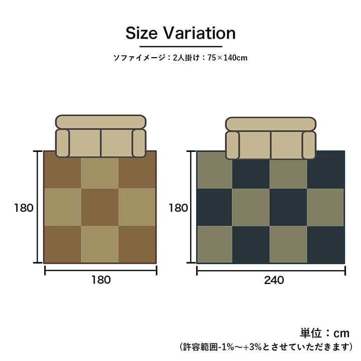 い草ラグカーペットいぐさ2畳裏貼り格子柄滑り止めペットい草カーペットラグ夏用い草和畳おしゃれ抗菌防臭夏正方形天然素材ござラグマットカバー拭けるペットオールシーズン通年涼しい