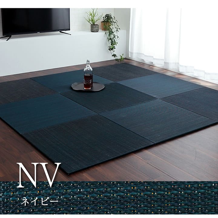 置き畳フローリング70×70サイズ床暖房対応ユニット畳い草畳1畳彩カラーおしゃれいぐさ厚手70ペット防音滑り止め正方形防炎ミニモダン敷くだけ賃貸団地diy見切りインテリア組み合わせ