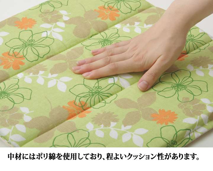 座布団クッション洗える四角45×45花かわいいおしゃれ厚手大きめふかふか厚い子供座る用正方形北欧セット