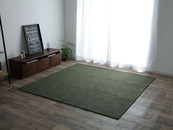 ラグカーペット3畳洗える2畳おしゃれ北欧安い冬絨毯年中ラグマット滑り止め冬用洗濯防音長方形130×185