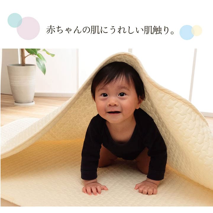 敷きパッド夏イブル寝具赤ちゃんシーツ敷パッドベビーコットンおしゃれ冬ずれないゴム置くだけ洗える幼児韓国お昼寝保育園ポコポコ通年オールシーズン汗敷きパットマットレスベッド春夏冬