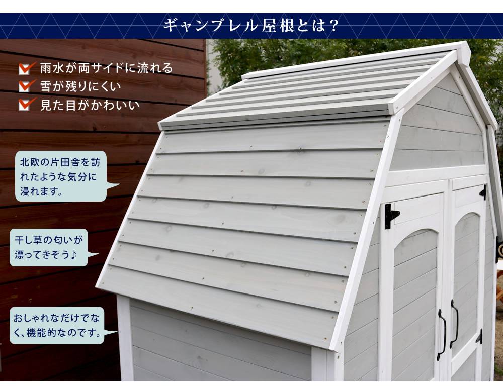 物置倉庫大型屋外木製庭小屋収納庫ガーデニング木三角屋根両開き外扉付き北欧開き戸ウッドdiyキットガーデン観音開き収納おしゃれ家庭用外置き野外頑丈ロッカー置くだけ縦長木造洋風