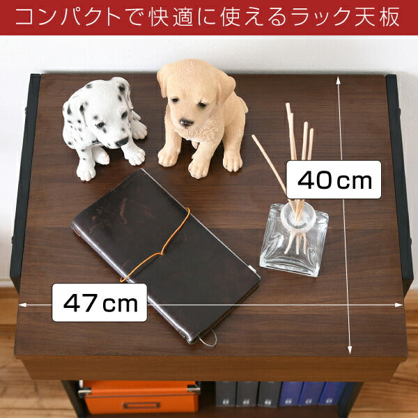 サイドワゴンラックキャスター付きスリム木製引き出し2段テーブル薄型奥行40a4デスク低いスチールプリンター木目可動おしゃれデスクワゴンキャスターオフィス学習学習机ワゴン北欧棚