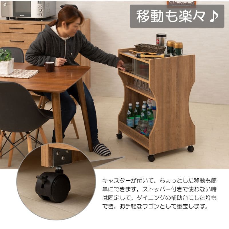 キッチンワゴンキャスター付き天板収納ワゴンキッチン薄型3段木製スリム天板付き幅50ステンレス低めコンパクトおしゃれサイドテーブル隙間丈夫小型小さめ料理移動式テーブルラック木板細い